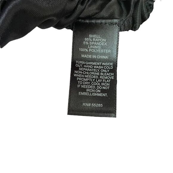 New Express Surplice Dress Black Gold Sequins Mini Sleeveless Tank Top Womens XS - Picture 10 of 12